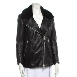 ALLSAINTS Lamb Leather Biker Jacket